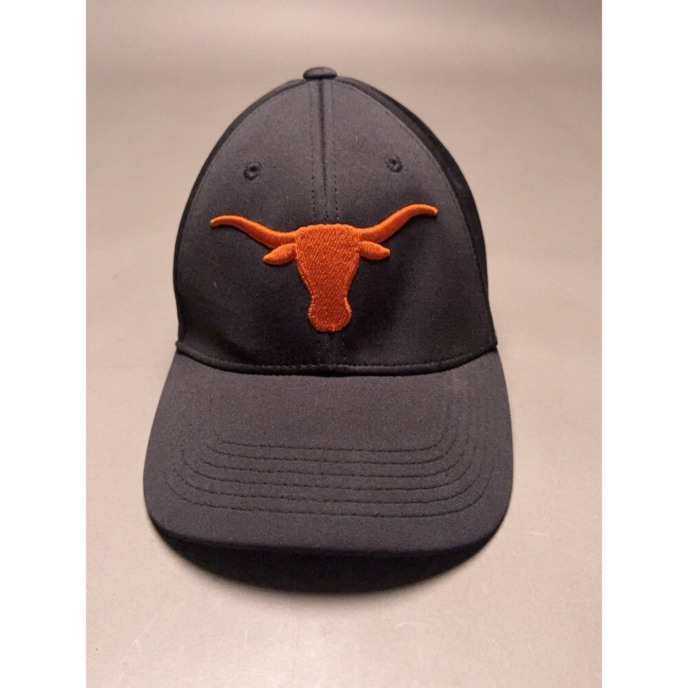 Men’s Texas Longhorn S/M  Flex Hat Black Longhorn Headwear